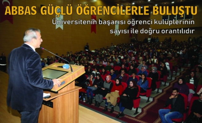Bayburt Üniversitesi Abbas Güçlü’yü Ağırladı