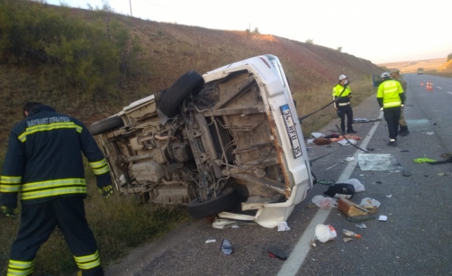 Bayburt’ta Trafik kazası: 1 ölü, 3 yaralı