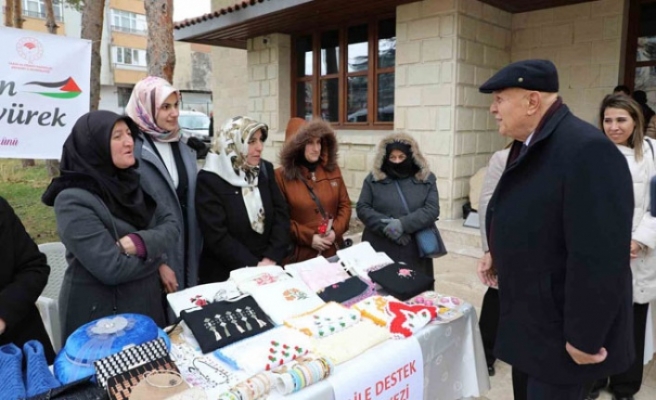 Bayburt'ta Filistin’e destek amaçlı kermes