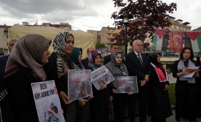 Bayburt'ta AK Parti Kadın Kollarından 'Gazzeli Anneler' için açıklama