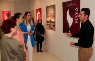 19 Mayıs'a özel eserler Samsun'da sergilendi