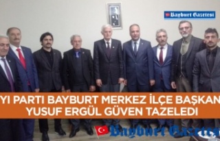 İyi Parti Bayburt Merkez İlçe Başkanı Yusuf Ergül...