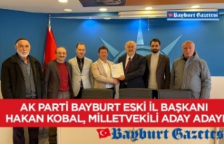 AK Parti Bayburt eski İl Başkanı Hakan Kobal, milletvekili...