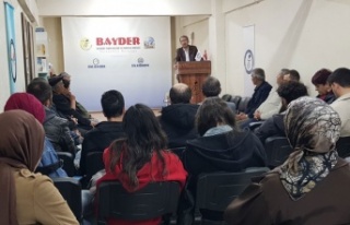 Prof. Bayramoğlu'dan BAYDER'de ‘yoksulluk’...