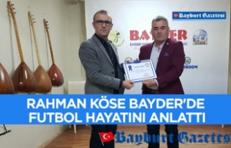 Rahman Köse BAYDER'de futbol hayatını anlattı