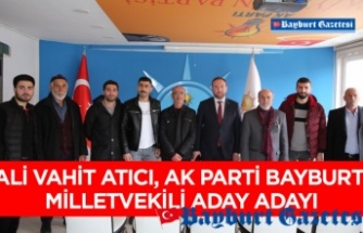 Ali Vahit Atıcı, AK Parti Bayburt Milletvekili Aday Adayı
